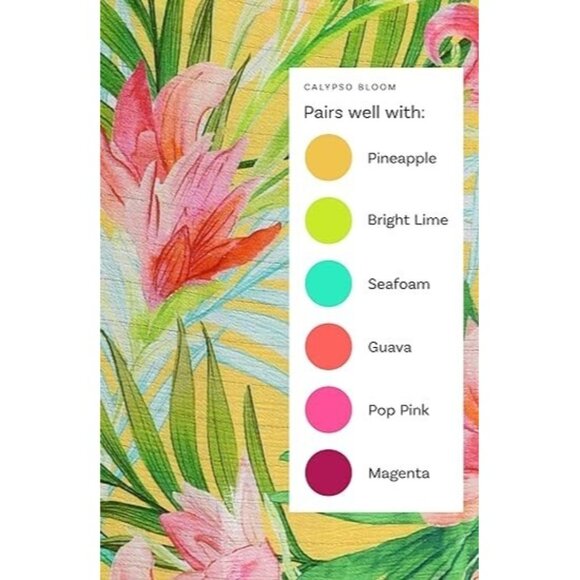 NEW La Blanca Calypso Button-Up Cover-Up Shirt Yellow Multi SIZE S/100%AUTHENTIC - Picture 4 of 4